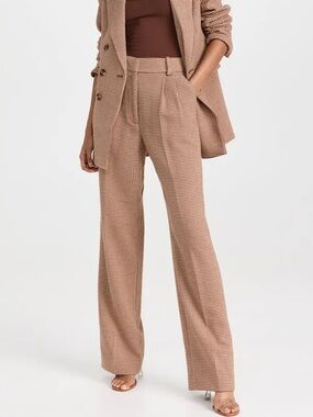 New Favorite Daughter The Favorite Pant in Toffee Houndstooth Size 18